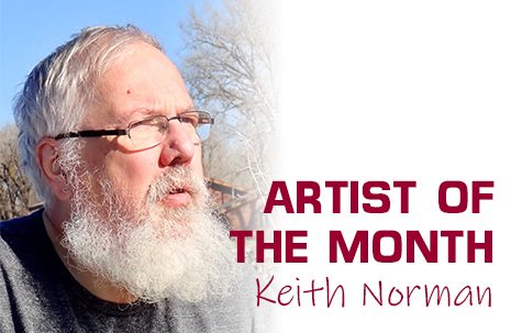 Unison Bank announced Keith Norman, a local author and photographer, as their Artist of the Month for March 2023.
