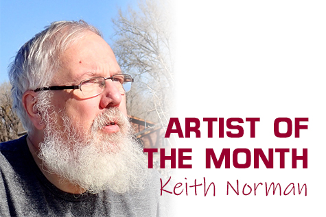 Unison Bank announced Keith Norman, a local author and photographer, as their Artist of the Month for March 2023.