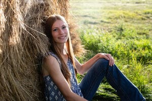 Senior portrait of Spirit Scholarship recipient, Macy Monson.